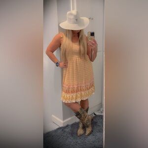 Maurices Sundress Floral Mixed Print Smocked
Mini Size XL